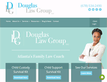 Tablet Screenshot of douglaslawgroup.com
